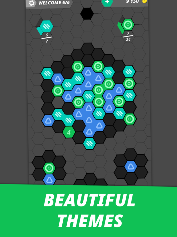 Hexme: Super Hexagon Merge iPad screenshot