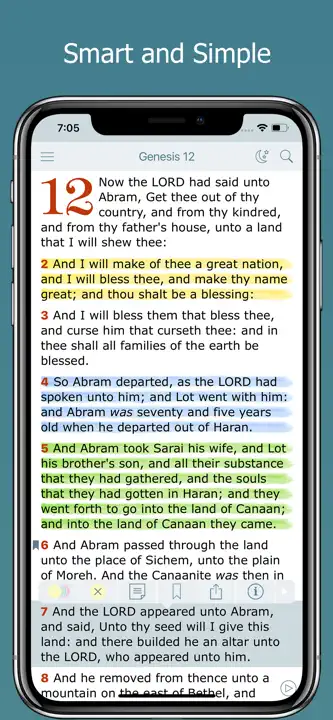 New King James Version Bibleのスクリーンショット（1/4）