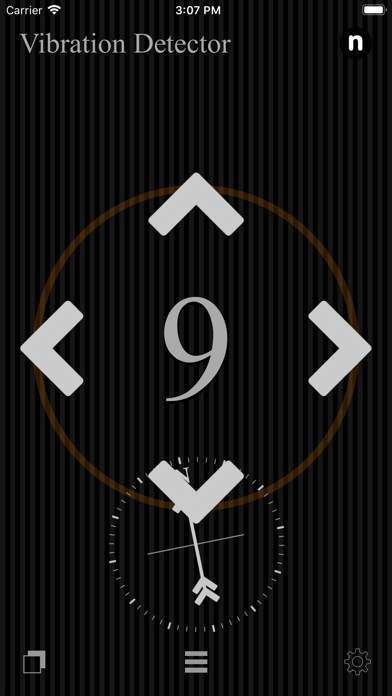 Screenshot #1 pour Détecteur de vibrations