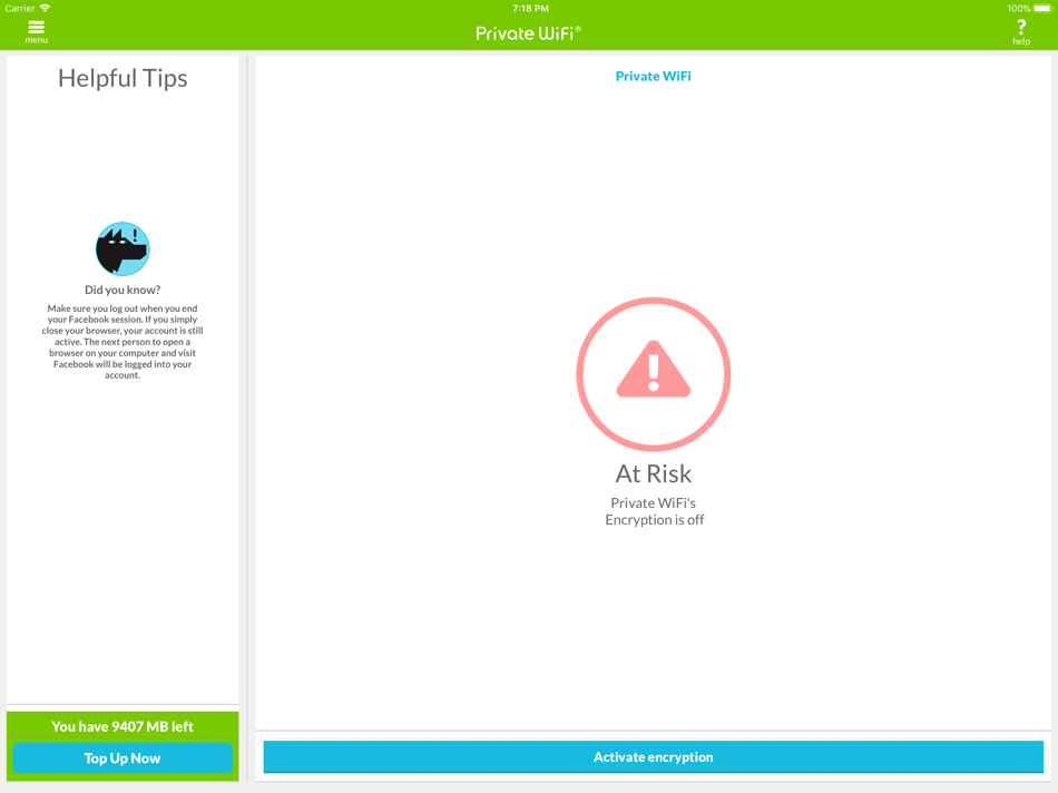 #2. PRIVATE WiFi - personal VPN (iOS) 来自: Private Communications Corp.