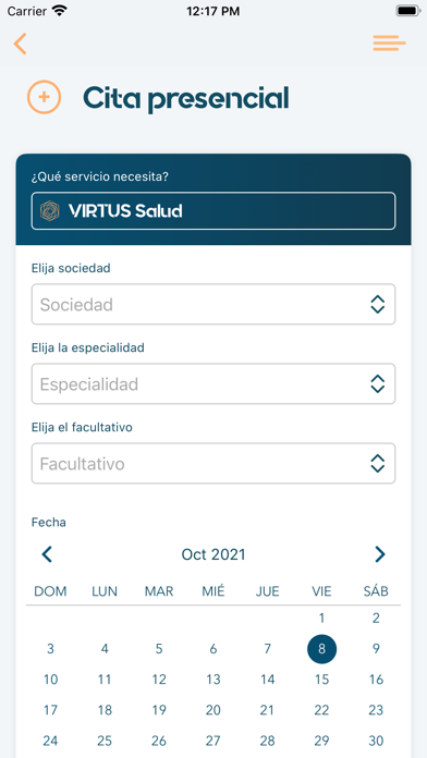 VIRTUS Complutum Salud Screenshot