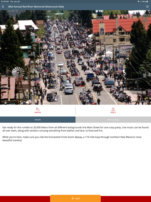 Visit Red River, NM! iPad screenshot 7 - Travel app