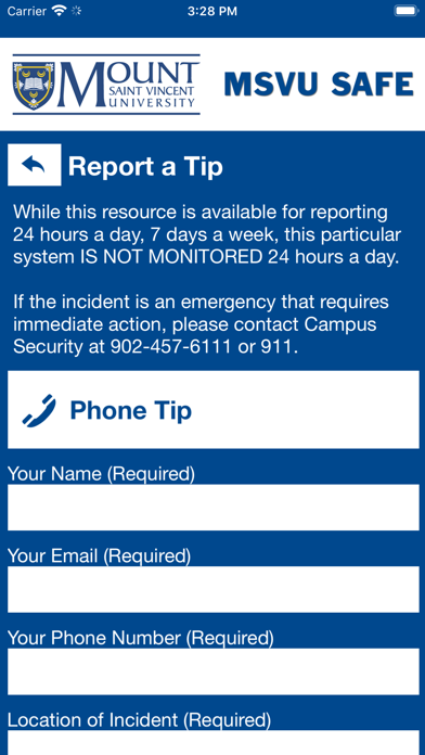 MSVU SAFE Screenshot 4 of 8