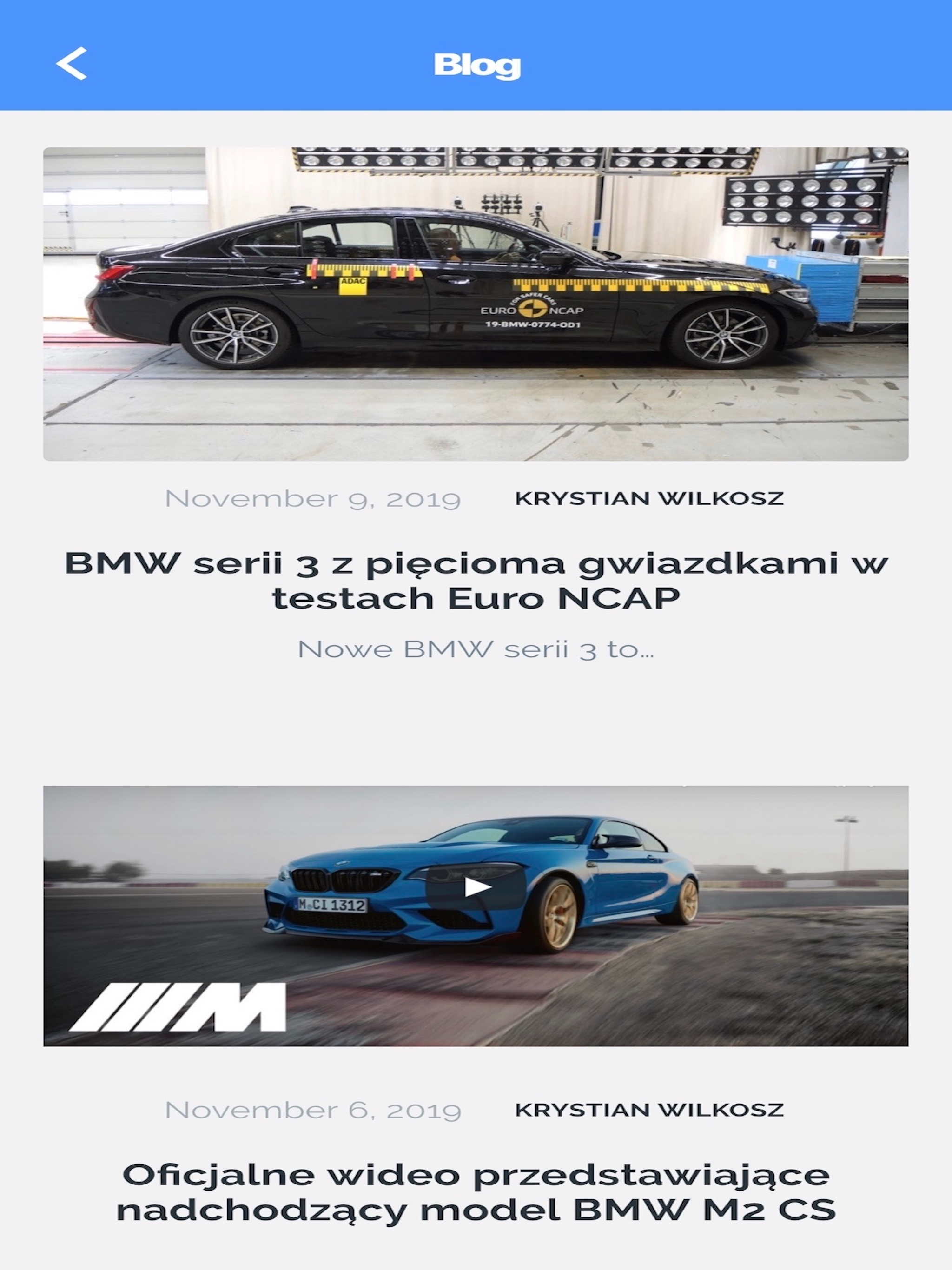 BMWBLOG Polska screenshot 8