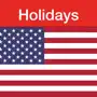 US Holidays - cals with flags