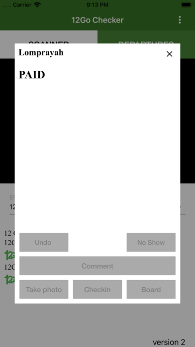 12Go: Checker Screenshot