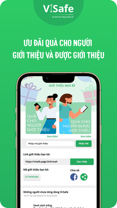 ViSafe - Thuê tài xế lái xe hộ Screenshot