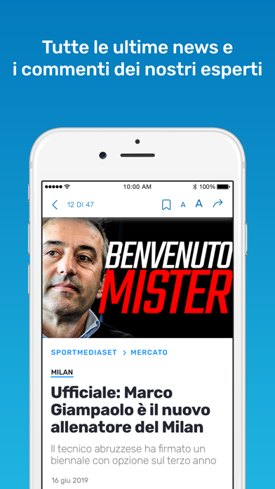 SportMediaset Screenshot