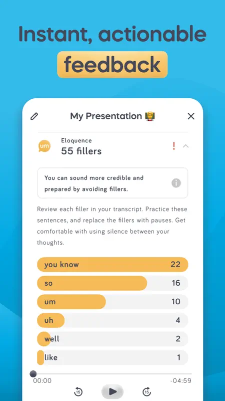 Speeko: AI for Public Speaking screenshot 3 of 9