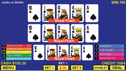 Multi Video Poker Casino Screenshot