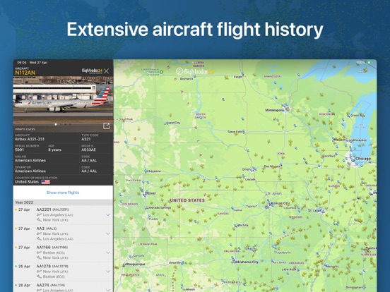 Flightradar24 | Flight Tracker iPad app afbeelding 9