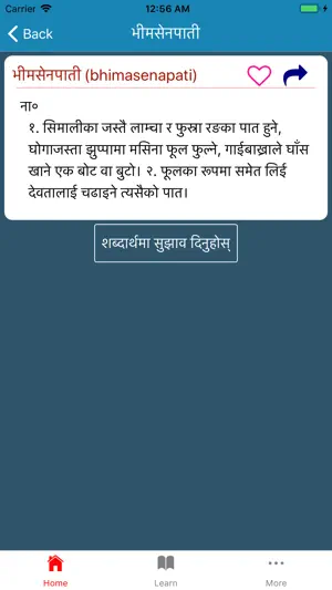 Nepali Shabdakosh Dictionary screenshot 3