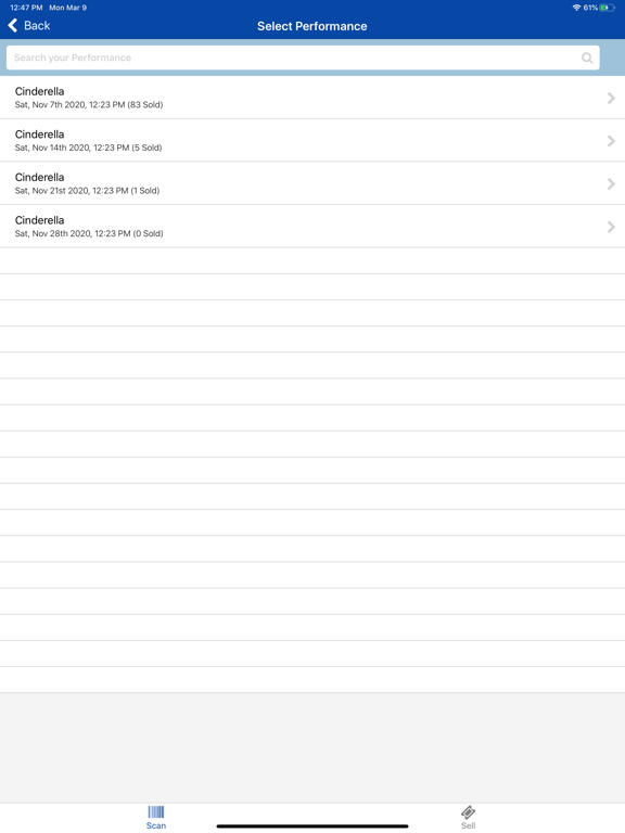 Screenshot #5 pour ThunderTix