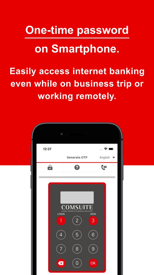#2. COMSUITE OTP Token (iOS) 由: MUFG Bank, Ltd.