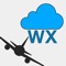 Get real-time airport weather data (Aviation WX/METAR/TAF/NOTAM) directly to your iPhone and iPad