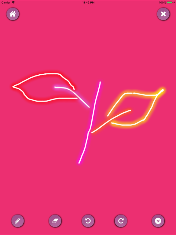 دودلز: رسوم بالوان مضيئة iPad screenshot 5 - Entertainment app