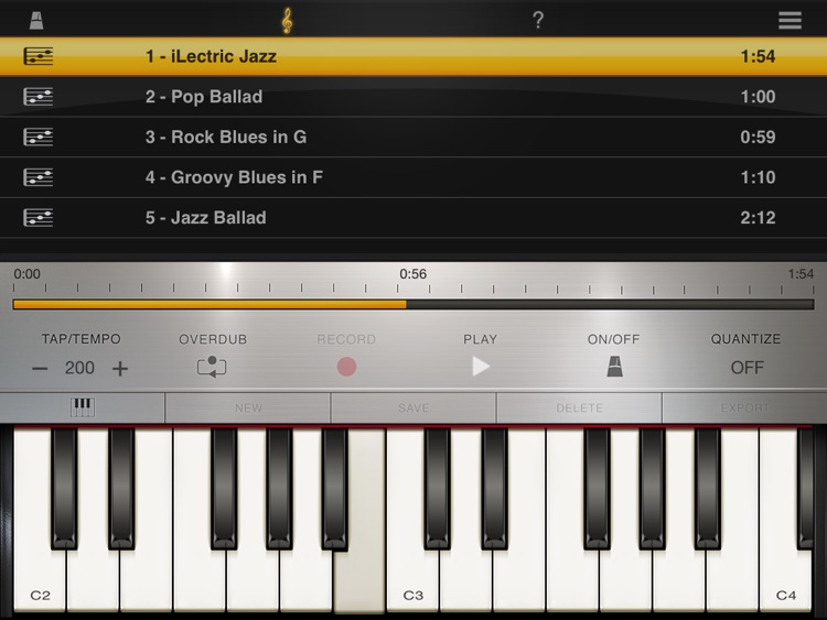iLectric Piano for iPad screenshot-3