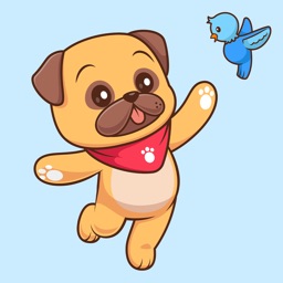 Baby Pug Stickers