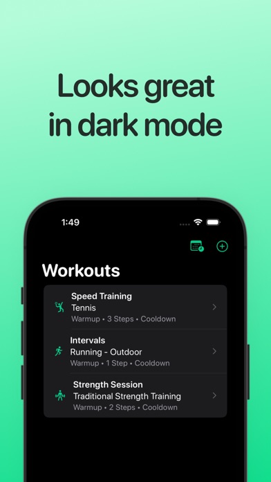 WatchFit: Workout Schedule Log Screenshot