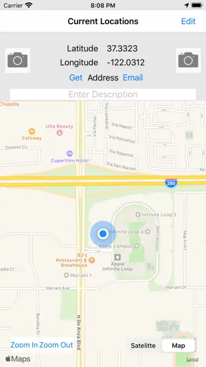 Current Locations screenshot 1