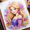 Rapunzel little Magic Princess