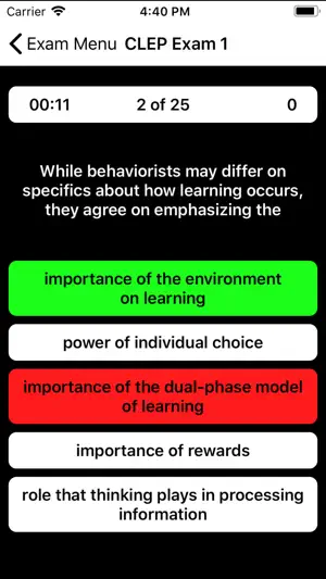 CLEP Edu Psychology Prep screenshot 1