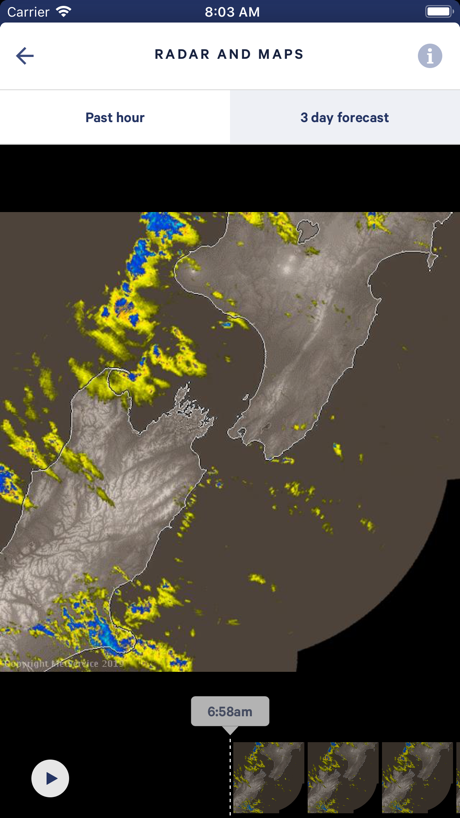 MetService App Store screenshot 4