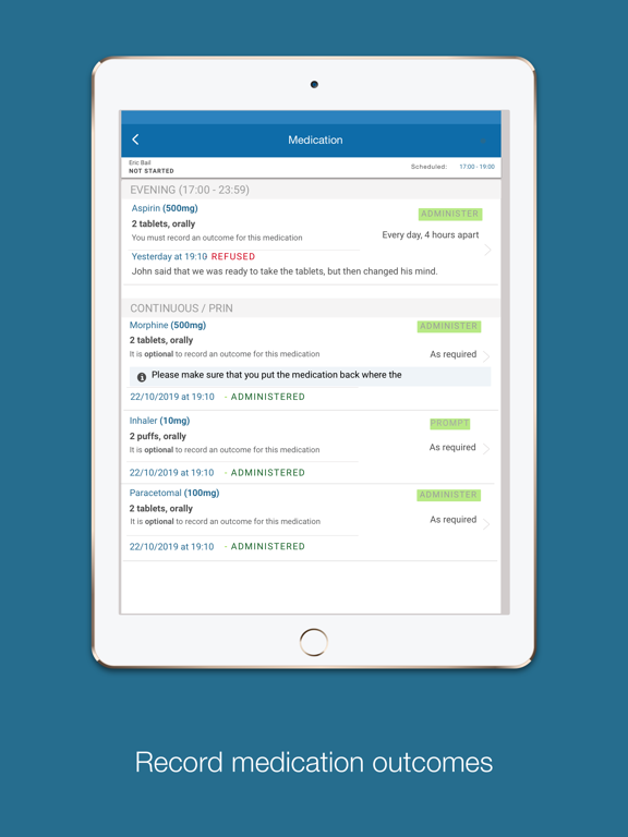 Nourish Empower iPad screenshot 3 - Medical app