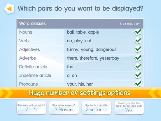 Grammar Challenge iPad app afbeelding 2