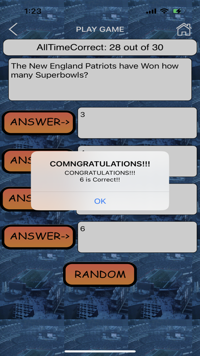 Trivia for NE Patriots Fans Screenshot