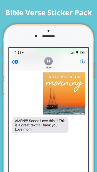 Screenshot #1 pour Bible Verse Sticker Pack