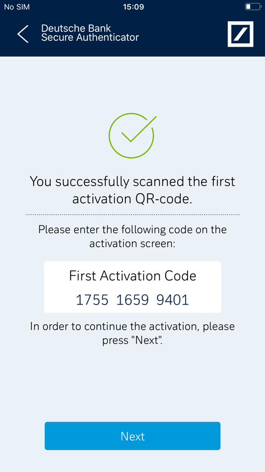 #5. DB Secure Authenticator (iOS) 由: Deutsche Bank AG