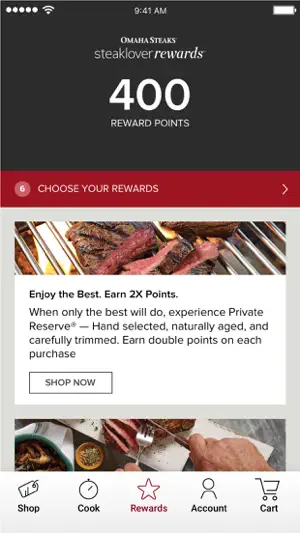 Omaha Steaks screenshot 3
