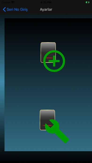 App screenshot