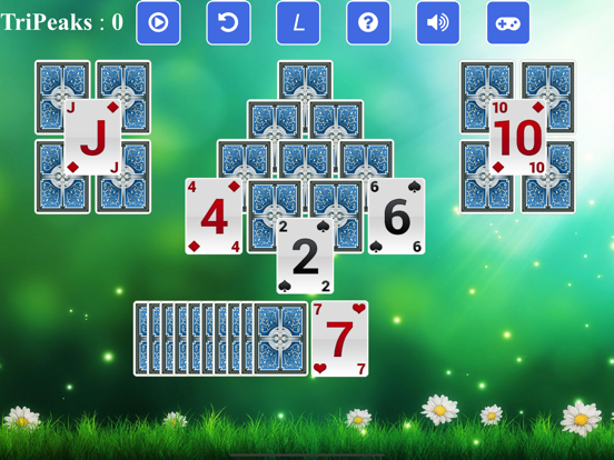 TriPeaks Solitaire + iPad screenshot 4 - Games app