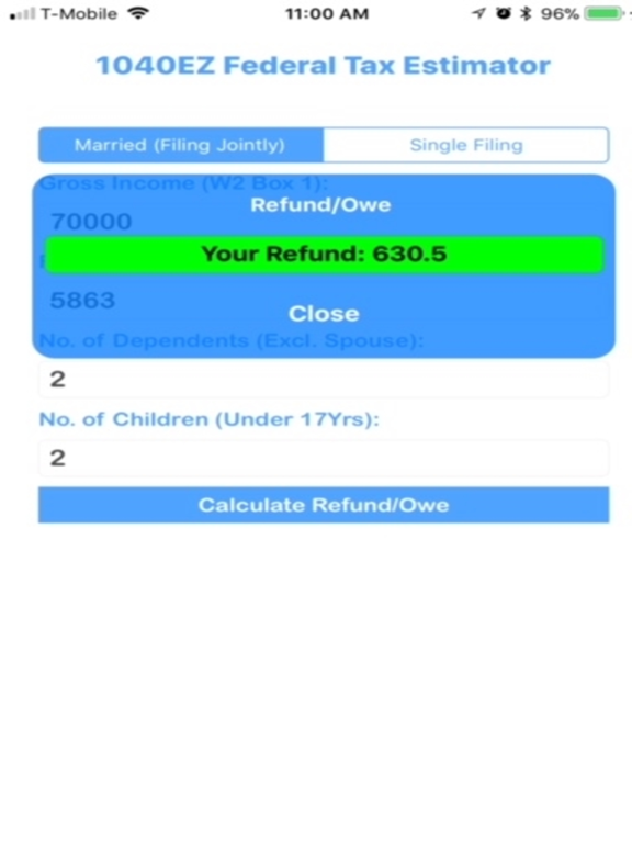 U Tax Calculator iPad screenshot
