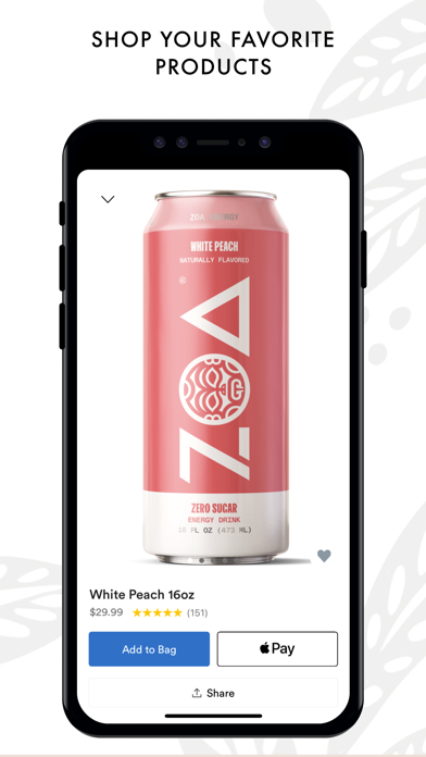 ZOA Energy Screenshot