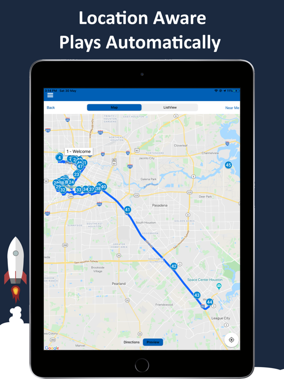 Screenshot #5 pour Houston Audio GPS Driving Tour