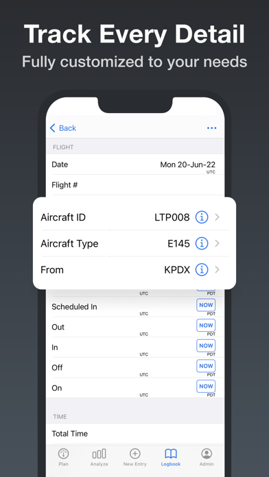 LogTen Pilot Logbook Screenshot
