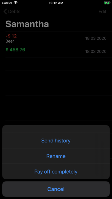 Where's Money: Debts Screenshot