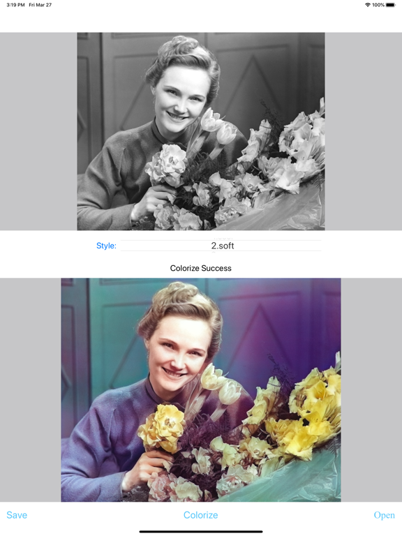 Colorize old photo iPad screenshot 3 - Utilities app