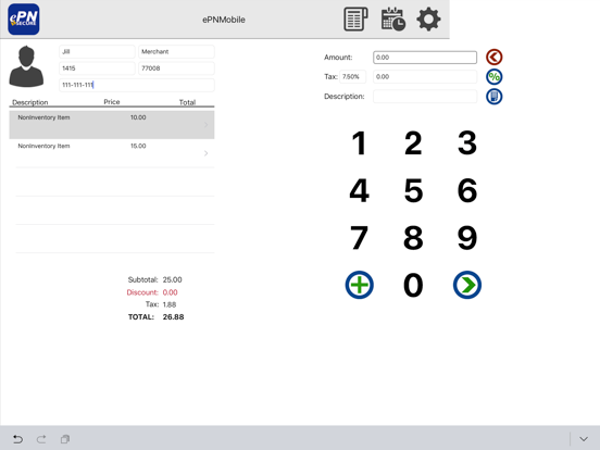 ePNMobile iPad screenshot