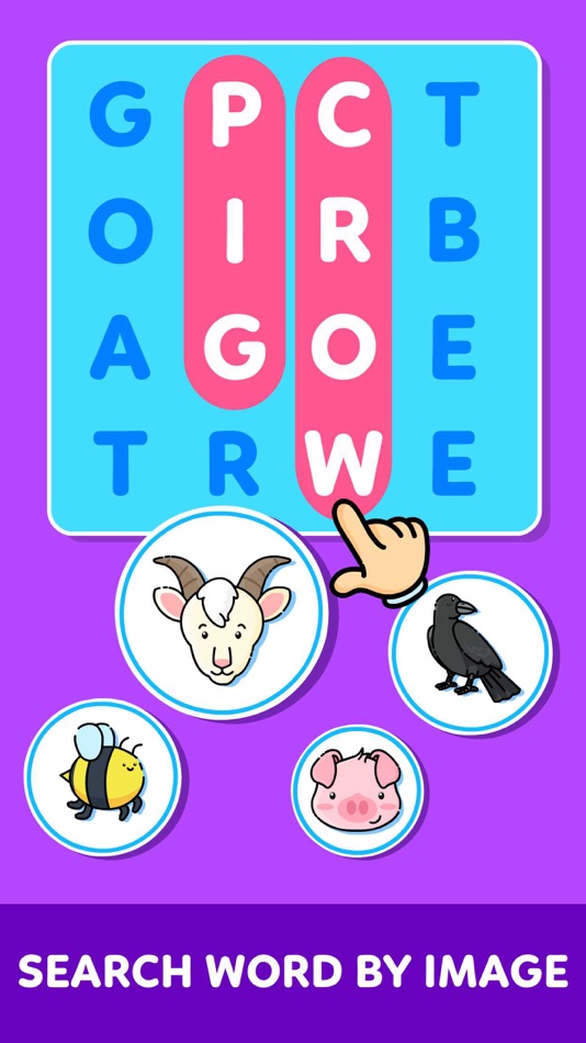 #1. Kids Word Search Games Puzzles (iOS) By: IDZ Digital Private Limited
