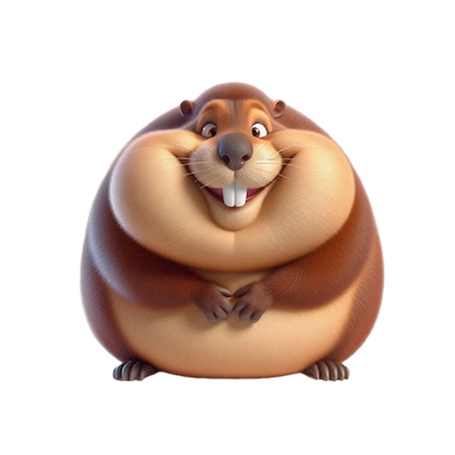 Fat Groundhog Stickers icon