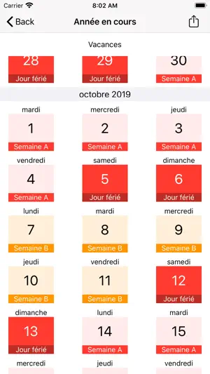 Cahier-Journal screenshot 1