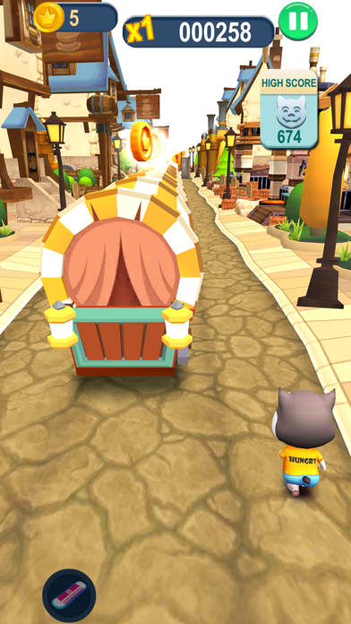 Cat Surfers: Kitty Gold Run Screenshot