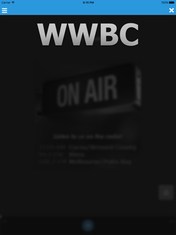 WWBC 1510 AM iPad screenshot 3 - Entertainment app