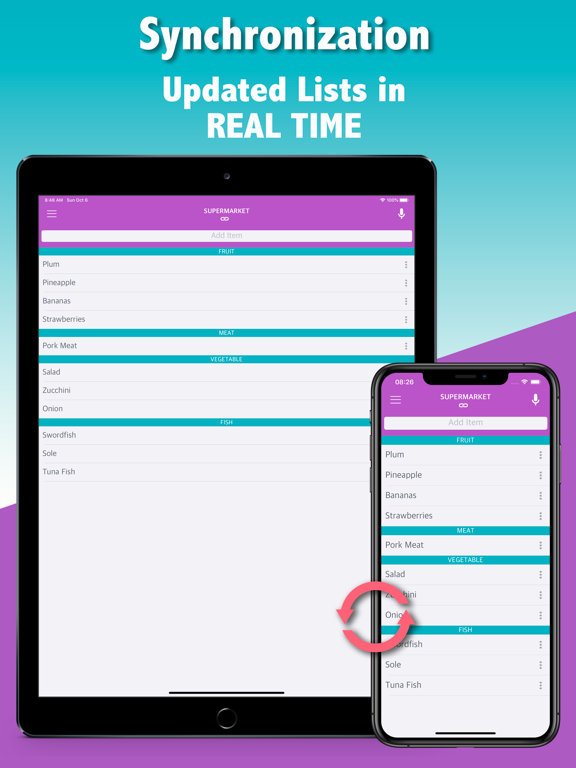 SHOPPPY  Voice Grocery List iPad screenshot 4 - Productivity app