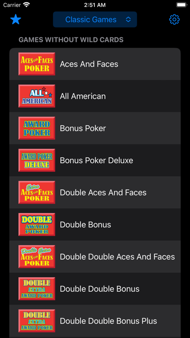 Video Poker Magician Screenshot