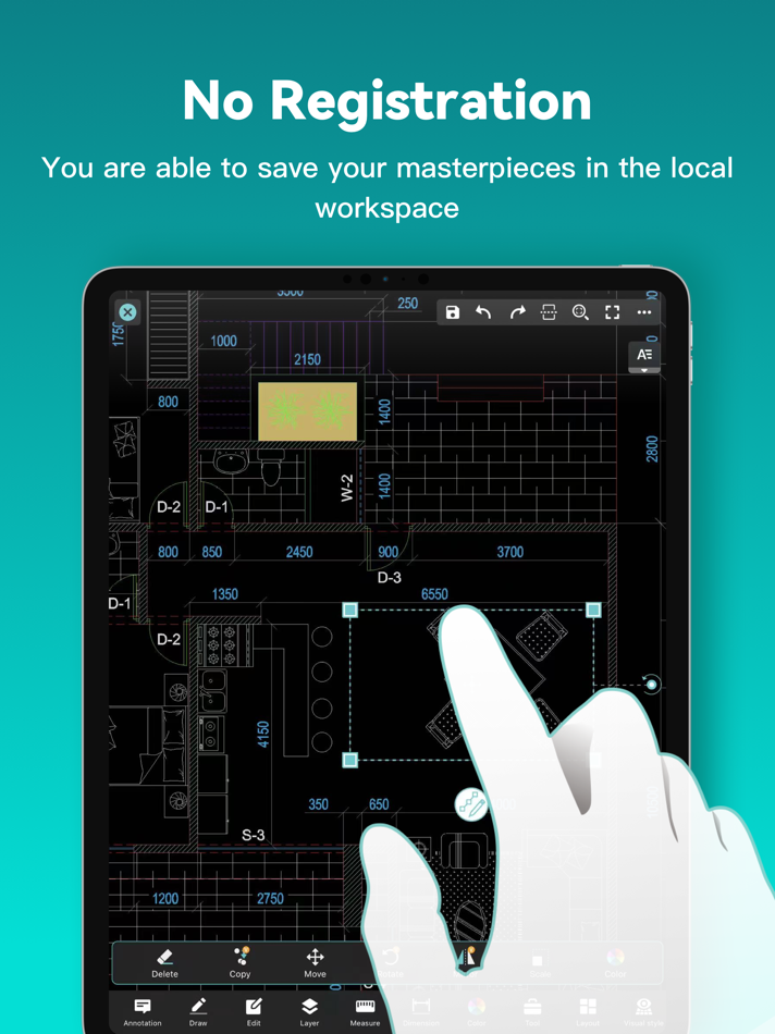 #4. DWG FastView-CAD Viewer&Editor (iOS) Által: Gstarsoft Co., Ltd